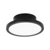 LIGHTME LED mennyezeti lámpa Aqua Ø 14.7cm fekete