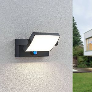 Lindby LED napelemes kültéri fali lámpa Sherin