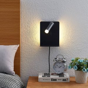 Lucande LED fali spotlámpa Zavi