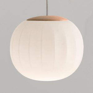 Luceplan Lita függesztett lámpa kőris Ø 18cm