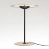 MARSET Ginger S LED asztali lámpa Ø32cm tölgy/fehér