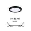 Paulmann Areo LED panel kerek fekete 4000K Ø11.8cm Ø11.8cm