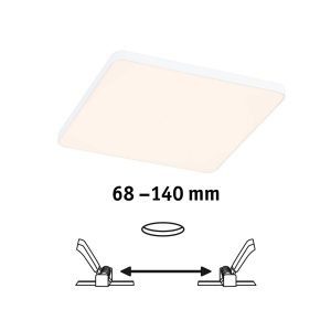 Paulmann Veluna Edge IP44 3000K dimm 16x16cm Paulmann Veluna Edge IP44