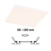 Paulmann Veluna Edge IP44 3000K dimm 20x20cm 20x20cm
