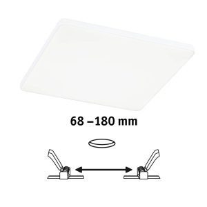 Paulmann Veluna Edge IP44 4000K dimm 20x20cm 20x20cm
