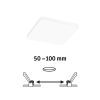 Paulmann Veluna Edge LED LED süllyesztett IP44 4000K 12x12cm 12x12cm