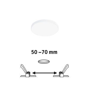 Paulmann Veluna Edge LED süllyesztett IP44 4