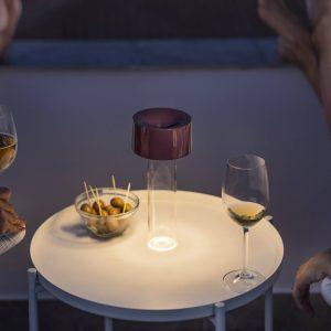Foscarini LED-es újratölthető asztali lámpa Fleur