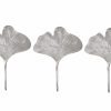 GINKGO ezüst alumínium fali akasztó