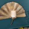 GINKGO ezüst alumínium gyertyatartó