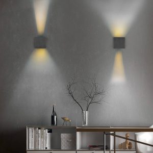 LED-es újratölthető kültéri fali lámpa Talent