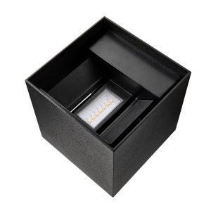 LED kültéri fali lámpa Milda kubi