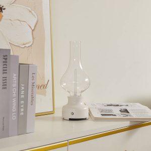 Lindby LED-es újratölthető asztali lámpa Maxentius