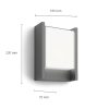 Philips LED kültéri fali lámpa Arbour UE