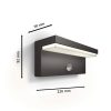 Philips LED kültéri fali lámpa Bustan UE