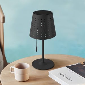 Lindby LED-es napelemes asztali lámpa Hilario