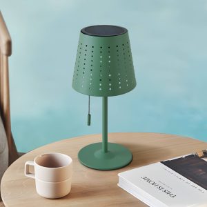 Lindby LED-es napelemes asztali lámpa Hilario