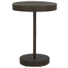 Barna polyrattan kerti asztal 75