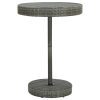 Szürke polyrattan kerti asztal 75