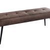 BOUTIQUE mikroszálas barna ülőpad 100cm