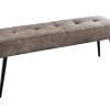 BOUTIQUE taupe mikroszálas ülőpad 100cm