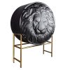 LION fekete mangófa tálalószekrény