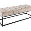 PETIT BEAUTÉ pezsgőszín bouclé ülőpad 110cm
