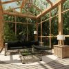 5 részes szürke polyrattan kerti ülőgarnitúra párnákkal