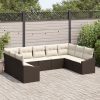 9 részes kert sofa szett párnákkal