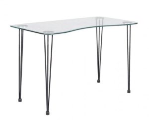 RONDO átlátszó üveg konzolasztal 120cm