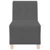 Sofa chiar 2 pcs sötétszürke 55 x 74 x 82 cm bársony anyag