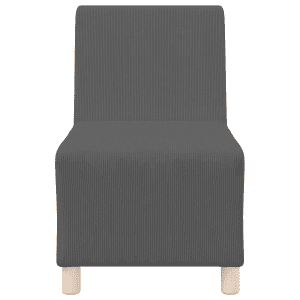 Sofa chiar 2 pcs sötétszürke 55 x 74 x 82 cm bársony anyag