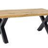 WILD barna tölgyhatású dohányzóasztal 90cm