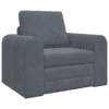 Földi sofa bed 2 az 1-ben sötétszürke 98x71x83 cm bútor