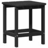 Adirondack oldalsó asztal fekete 38x38x45 cm hdpe