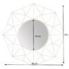 DIAMOND arany falitükör 80cm