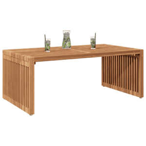 Kert oldalasztal 90x49.7x36 cm tömör fa teak