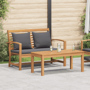 Kerti pad barna 110 x 64 x 76.5 cm tömör tíkfa