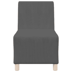 Sofa chiar 2 pcs sötétszürke 55 x 74 x 82 cm bársony anyag