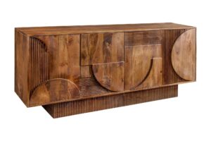 ART DECO barna mangófa komód 170 cm