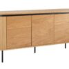 ATELIER barna tölgyfa furnér komód 160 cm