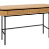 ATELIER barna tölgyfa furnér konzolasztal 120 cm