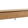 ATELIER barna tölgyfa furnér tv szekrény 200 cm