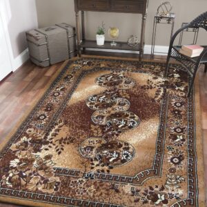 Barna szőnyeg a nappaliba vintage stílusban Szélesség: 120 cm | Hossz: 170 cm