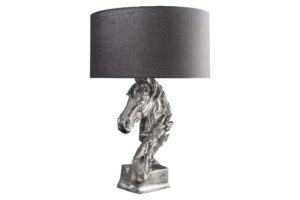 CABALLO ezüst asztali lámpa (lámpaernyő nélkül)