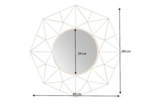 DIAMOND arany falitükör 80cm