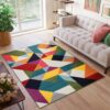 Designer szőnyeg színes mintával SALSA Szélesség: 80 cm | Hosszúság: 150 cm