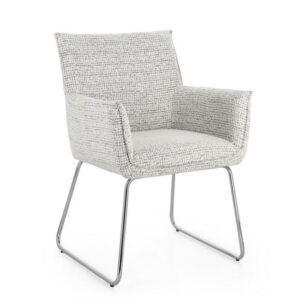 EVELYN ezüst szövet szék