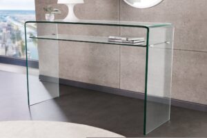 FANTOME üveg asztal 100cm