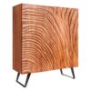 FLUID barna akácfa tálalószekrény 120 cm